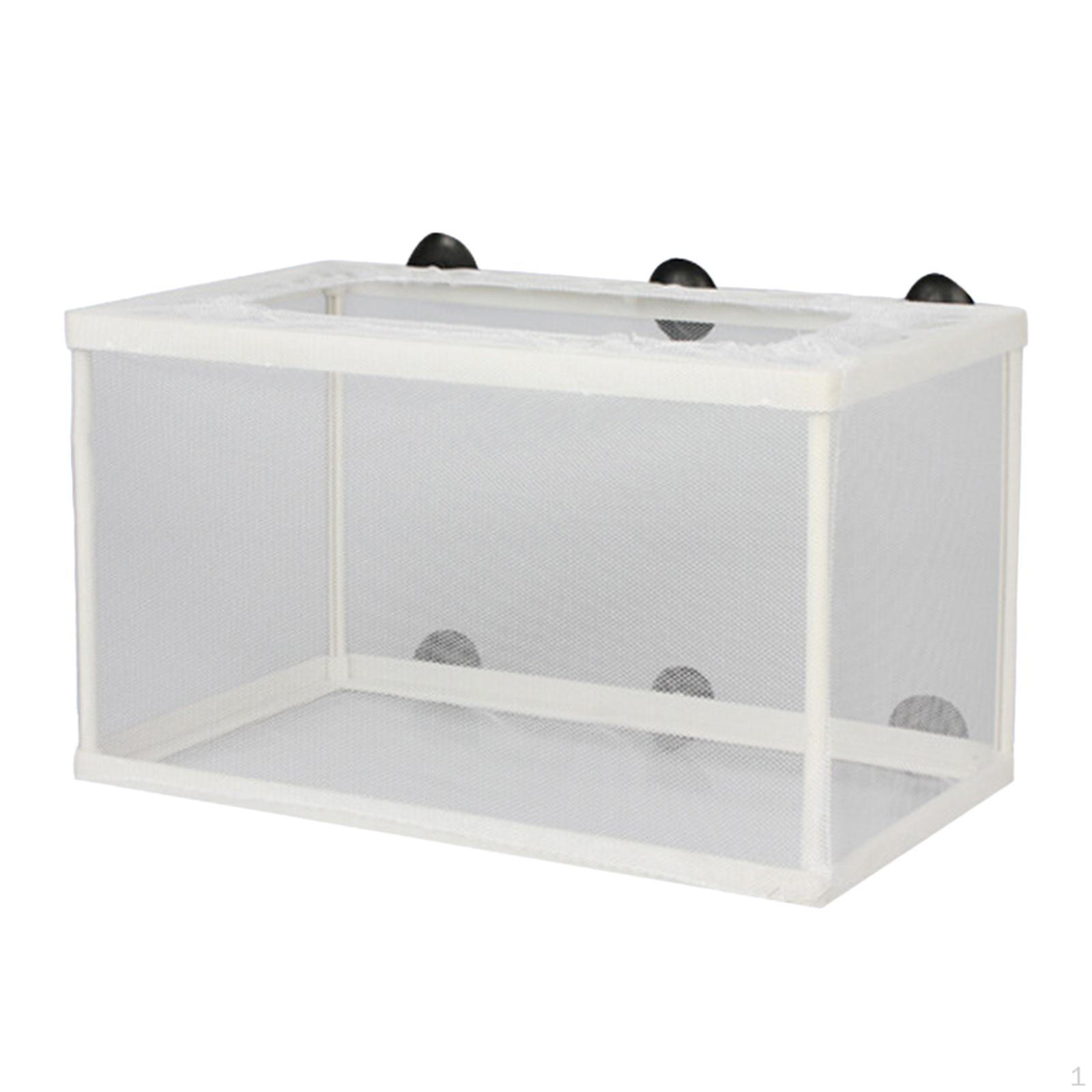 Fish Breeder Box, Hatching Mesh Hatchery with Suction Cups Breeding Isolation Net for
Fish Breeder Box, Hatching Mesh Hatchery with Suction Cups Breeding Isolation Net for