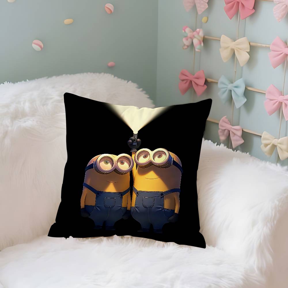 Cute MMinionS Case Plush Fabric Soft Pillowcase Double Sided Print Cushion Cover Household Gifts 40X40cm
Cute MMinionS Case Plush Fabric Soft Pillowcase Double Sided Print Cushion Cover Household Gifts 40X40cm