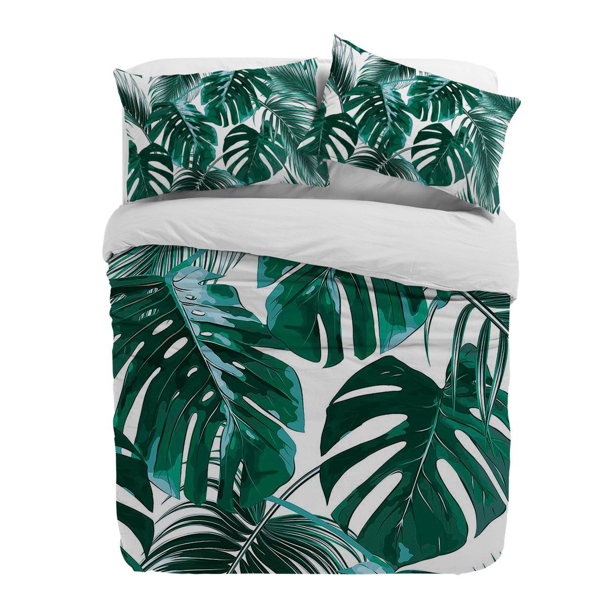 Green Tropical Jungle Plant Palm Leaves Duvet Cover With Pillow Case Custom 3pcs Bedding Set Quilt Cover Double Bed Home Textile (135x200cm)
Green Tropical Jungle Plant Palm Leaves Duvet Cover With Pillow Case Custom 3pcs Bedding Set Quilt Cover Double Bed Home Textile (135x200cm)