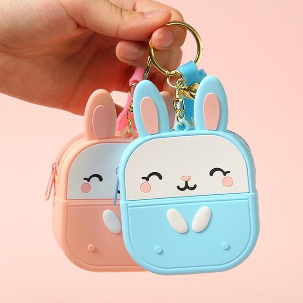Portable Silicone Rabbit Coin Bag Kawaii Earphone Bag Pendant Simple Coin Purse Keychain Kids жовтий
Portable Silicone Rabbit Coin Bag Kawaii Earphone Bag Pendant Simple Coin Purse Keychain Kids жовтий