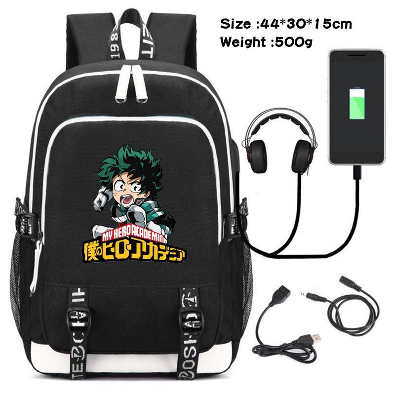 Anime My Hero Academy, Backpack Casual Student School Bag Multifunctional Usb Headset Computer Bag 19inch
Anime My Hero Academy, Backpack Casual Student School Bag Multifunctional Usb Headset Computer Bag 19inch