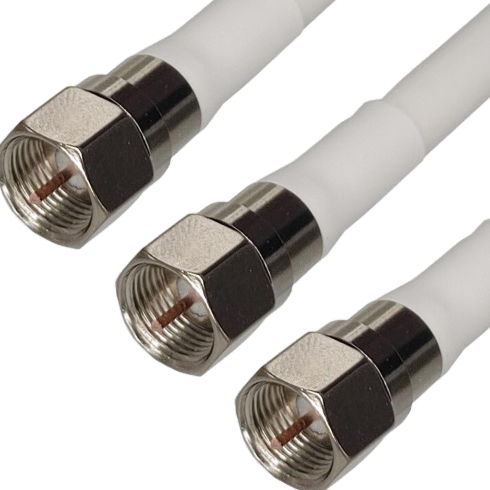Made in Japan Antenna Cable 20cm Set of 3 2K 4K 8K Terrestrial BS 110 Degree CS Digital Broadcasting Compatible Coaxial Cable with F Type Plugs on білий
Made in Japan Antenna Cable 20cm Set of 3 2K 4K 8K Terrestrial BS 110 Degree CS Digital Broadcasting Compatible Coaxial Cable with F Type Plugs on білий