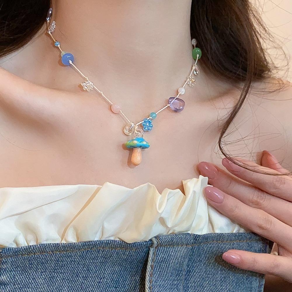 Transparent Dopamine Colored Bow Necklace Sweet Women Neck Accessory Spring Style 4
Transparent Dopamine Colored Bow Necklace Sweet Women Neck Accessory Spring Style 4