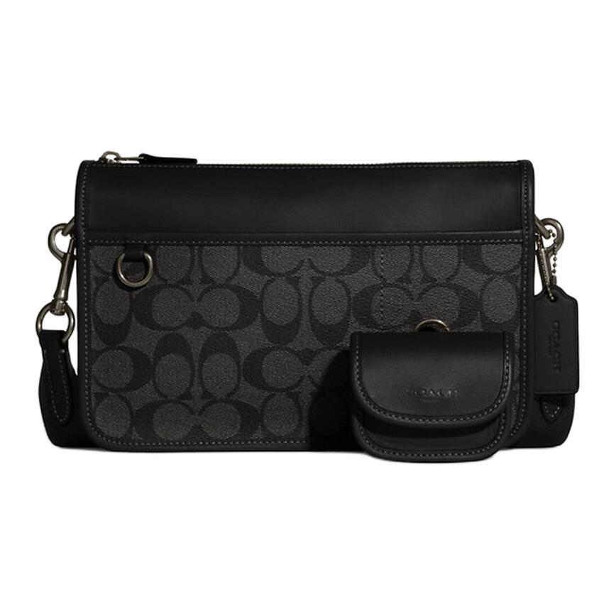 Сумка Coach Heritage 25 Classic Old-Flower Color-Block Багатофункціональна Три в одному Полотно та Шкіра Crossbody Середній Розмір Чоловічий Стиль Gift Box Set (Basic Set+Black Counter Gift Box) чорний/сірий колір
Сумка Coach Heritage 25 Classic Old-Flower Color-Block Багатофункціональна Три в одному Полотно та Шкіра Crossbody Середній Розмір Чоловічий Стиль Gift Box Set (Basic Set+Black Counter Gift Box) чорний/сірий колір