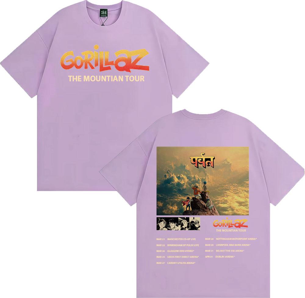 Gorillaz Band Tour 2026 The Mountian T Shirts Men Women Harajuku Hip Hop Streetwear Tshirt 100 Cotton ONeck Oversized T Shirt S
Gorillaz Band Tour 2026 The Mountian T Shirts Men Women Harajuku Hip Hop Streetwear Tshirt 100 Cotton ONeck Oversized T Shirt S