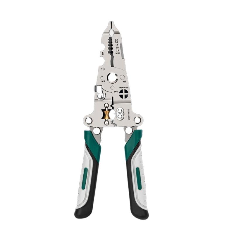 Electric Stripping Pliers Cutter Suitable for Household Maintenance And Electrical Work Cable Wire Cutting and Stripping
Electric Stripping Pliers Cutter Suitable for Household Maintenance And Electrical Work Cable Wire Cutting and Stripping