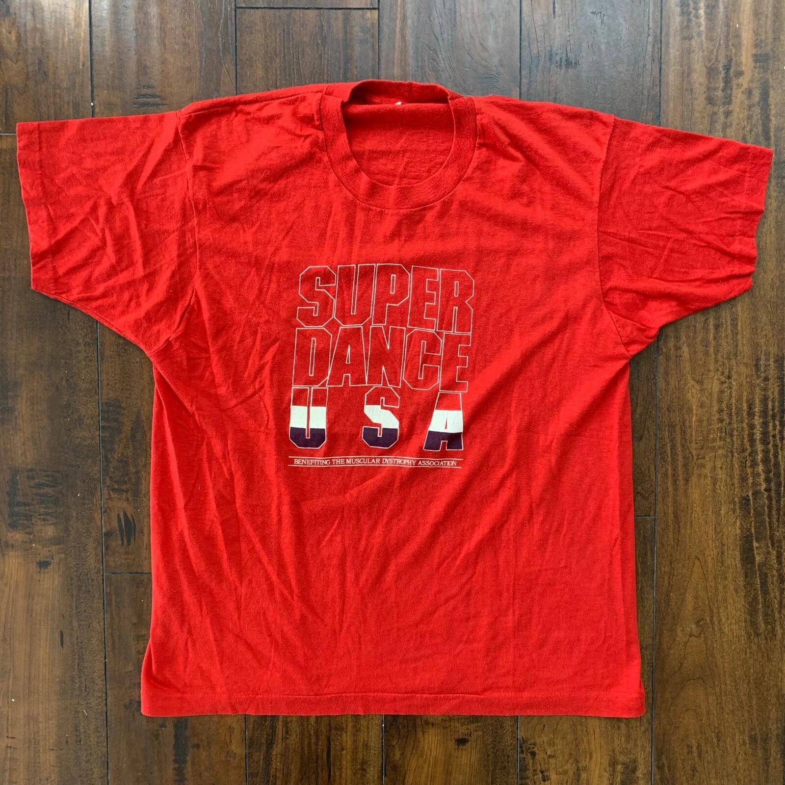 Super Dance USA Vintage T Shirt Awareness Love Cheerleader Sports Rap Football 3XL
Super Dance USA Vintage T Shirt Awareness Love Cheerleader Sports Rap Football 3XL