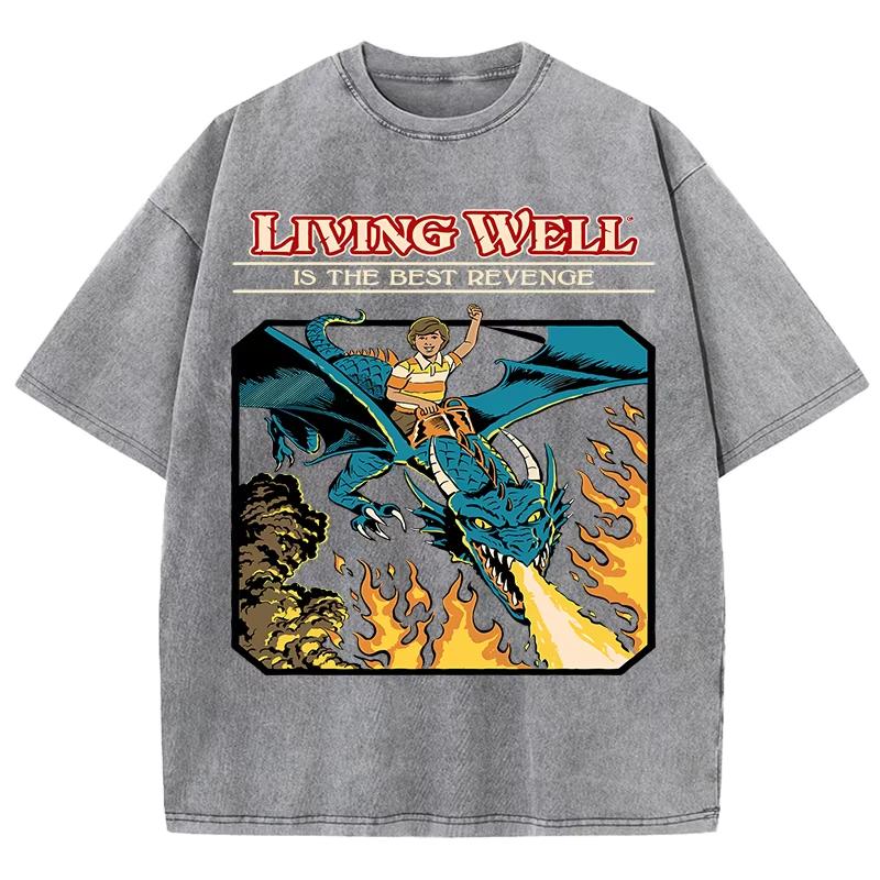 A Person Riding A Fire Breathing DragonPattern Washed Men Tee Shirts Casual Cotton TShirt Loose Soft Top AllMatch Clothes 2XL
A Person Riding A Fire Breathing DragonPattern Washed Men Tee Shirts Casual Cotton TShirt Loose Soft Top AllMatch Clothes 2XL