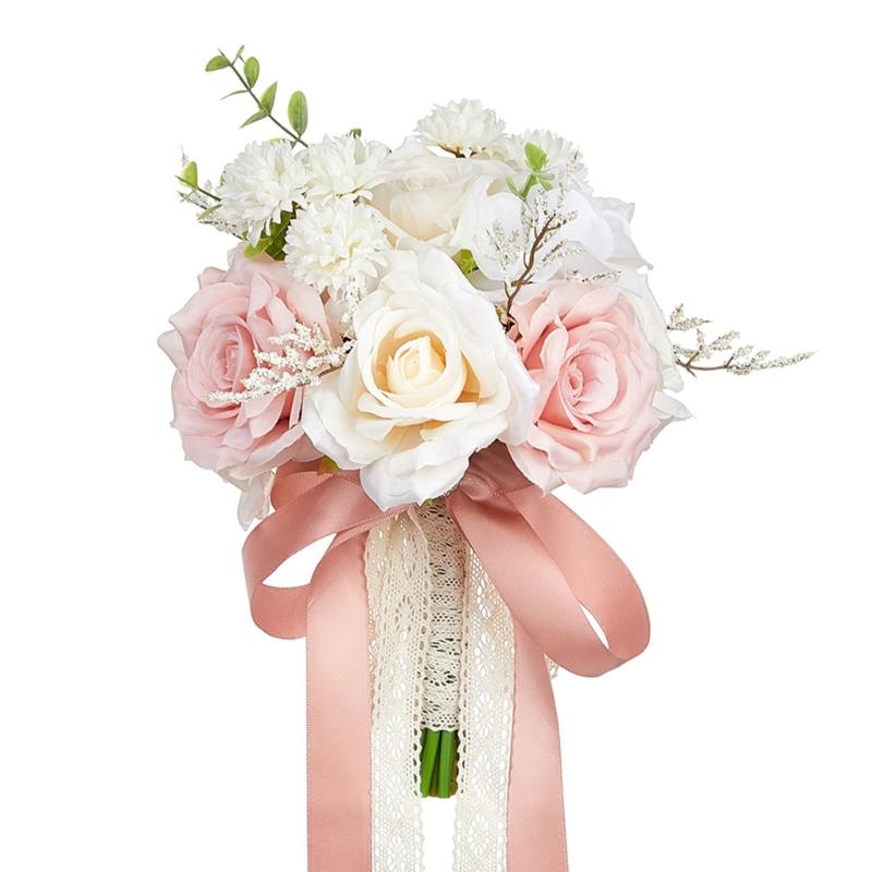 Simulation Artificial Flower Bridal Bouquet for Wedding Ceremony Anniversary Celebration Handheld Flower Photo Props рожевий
Simulation Artificial Flower Bridal Bouquet for Wedding Ceremony Anniversary Celebration Handheld Flower Photo Props рожевий