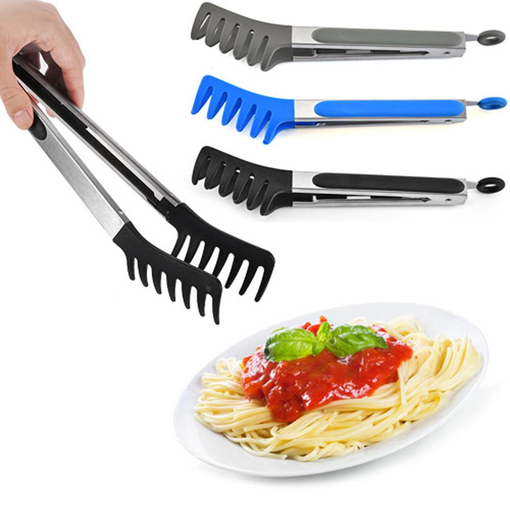 Salad Silicone Pasta Bread Clamp Snack Cooking Utensils Noodle Tong Kitchen Tool Spaghetti Clip чорний
Salad Silicone Pasta Bread Clamp Snack Cooking Utensils Noodle Tong Kitchen Tool Spaghetti Clip чорний