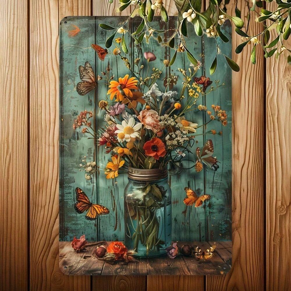 Metal Poster Vintage Tin Sign Flower Bouquet 20x30 cm Wall Decor Cafe Bar
Metal Poster Vintage Tin Sign Flower Bouquet 20x30 cm Wall Decor Cafe Bar