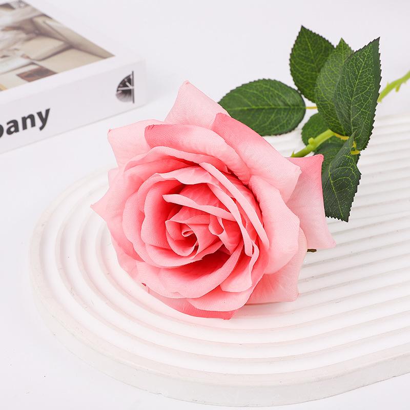 Single Stem Real Touch Rose Artificial Flower, Silk Fabric Bloom for Wedding Home Decor, Realistic Fake Rose рожевий
Single Stem Real Touch Rose Artificial Flower, Silk Fabric Bloom for Wedding Home Decor, Realistic Fake Rose рожевий