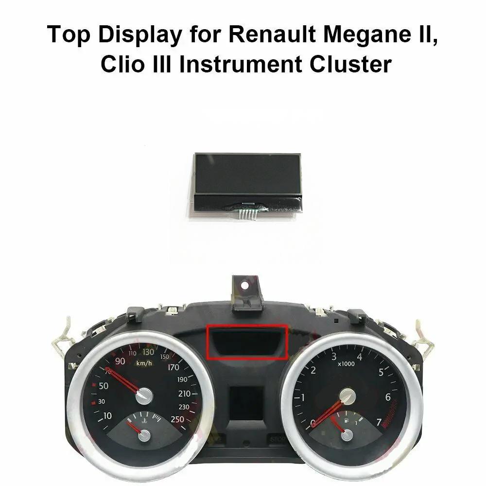 Top Dashboard LCD Display for Renault Megane II, Clio III Instrument Cluster
Top Dashboard LCD Display for Renault Megane II, Clio III Instrument Cluster