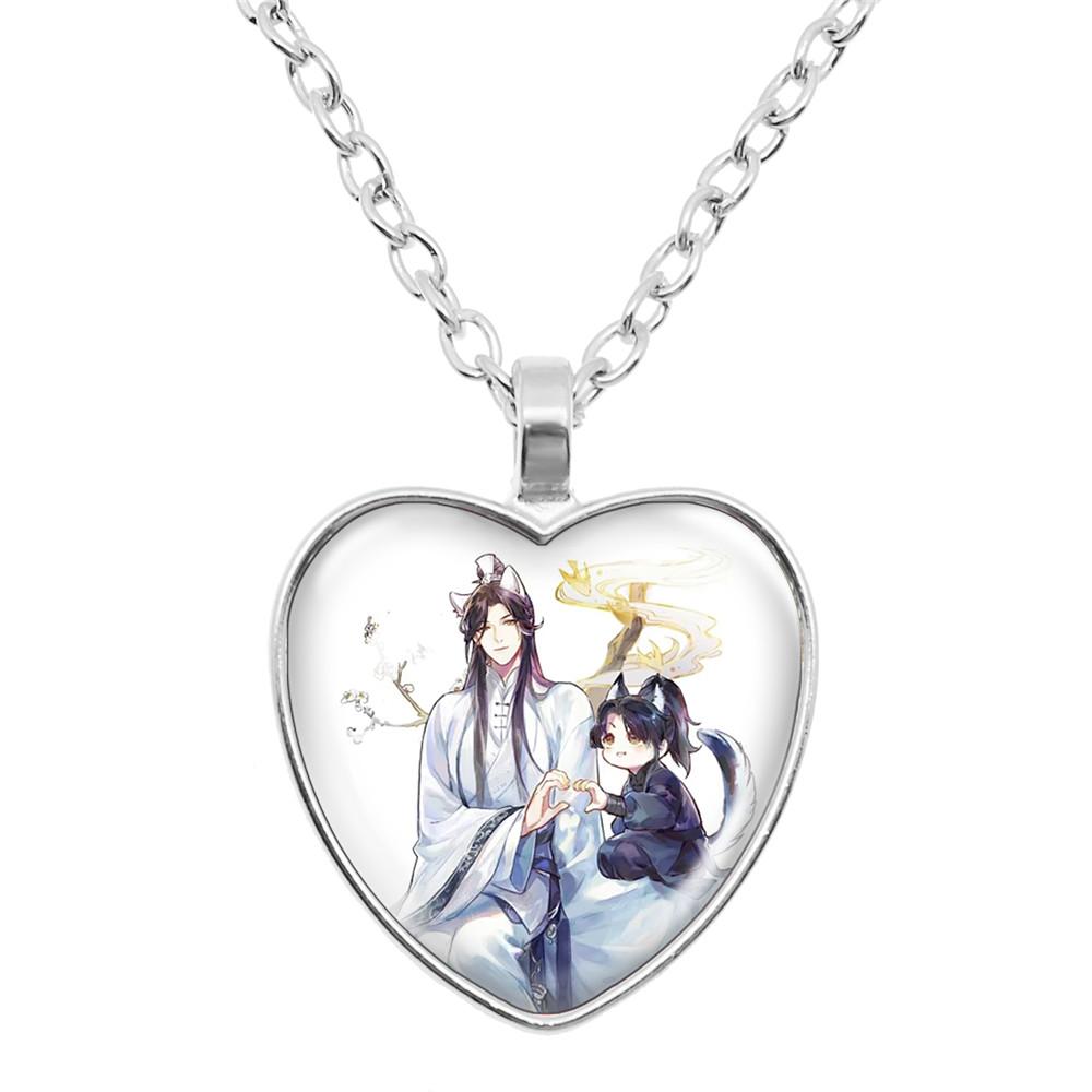 The Husky And His White Cat Shizun ErHa Mo Ran Chu WanNing Anime Cosplay Glass Cabochon Pendant Heart Necklace GiftsTo Friends
The Husky And His White Cat Shizun ErHa Mo Ran Chu WanNing Anime Cosplay Glass Cabochon Pendant Heart Necklace GiftsTo Friends