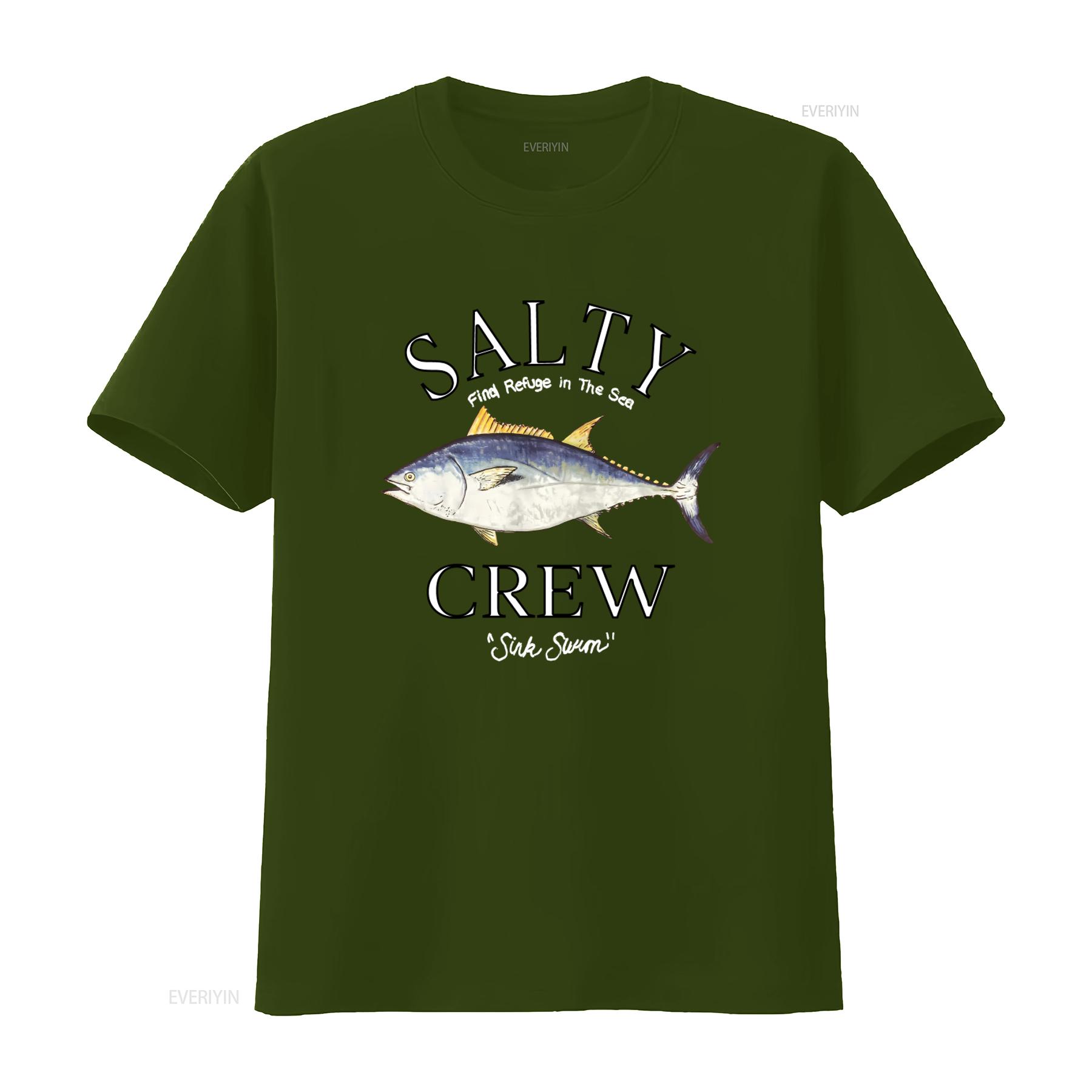 Salty Crew Big Blue SS T Shirt Black New Find Refuge in The Sea with Tuna Print vintage Washed streetwear homme Unisex L
Salty Crew Big Blue SS T Shirt Black New Find Refuge in The Sea with Tuna Print vintage Washed streetwear homme Unisex L