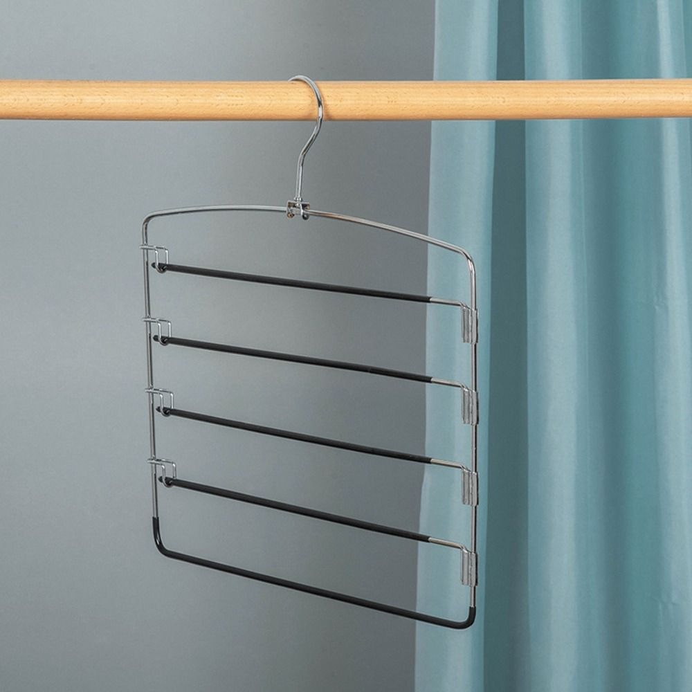 Hanging 5 Layer Trousers Rack Moveable Clothes Rack Multi-Layer Trousers Hanger Jeans чорний
Hanging 5 Layer Trousers Rack Moveable Clothes Rack Multi-Layer Trousers Hanger Jeans чорний