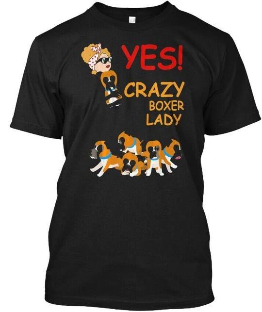 Yes Im Crazy Boxer Lady Dog Gifts T-shir TTshirt Made in the USA Size S to 5XL 4XL
Yes Im Crazy Boxer Lady Dog Gifts T-shir TTshirt Made in the USA Size S to 5XL 4XL