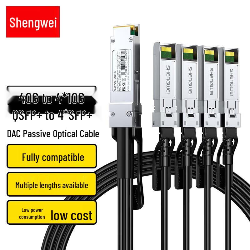 Shengwei High-Speed Direct Attach Copper (DAC) Cable 1m
Shengwei High-Speed Direct Attach Copper (DAC) Cable 1m