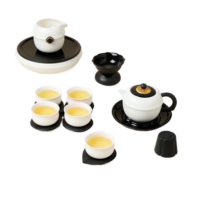 LuBao Begonia Qinghuan Ceramic Tea Set
LuBao Begonia Qinghuan Ceramic Tea Set