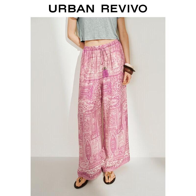 UR2026 Women s Summer Printed Tie-Waist Wide-Leg Pants L
UR2026 Women s Summer Printed Tie-Waist Wide-Leg Pants L