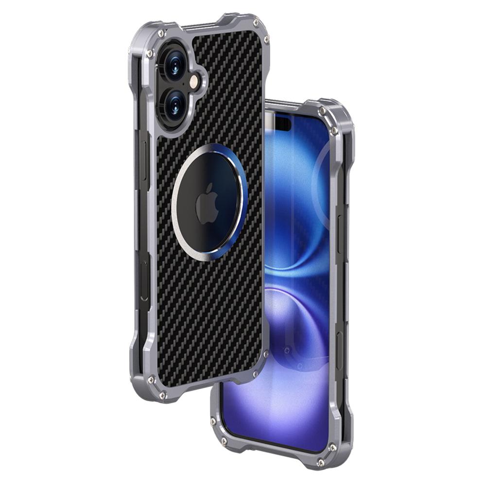 R-JUST RJ-51 For iPhone 16 Case Compatible with MagSafe PC + Aluminum Alloy Hollow Cover
R-JUST RJ-51 For iPhone 16 Case Compatible with MagSafe PC + Aluminum Alloy Hollow Cover
