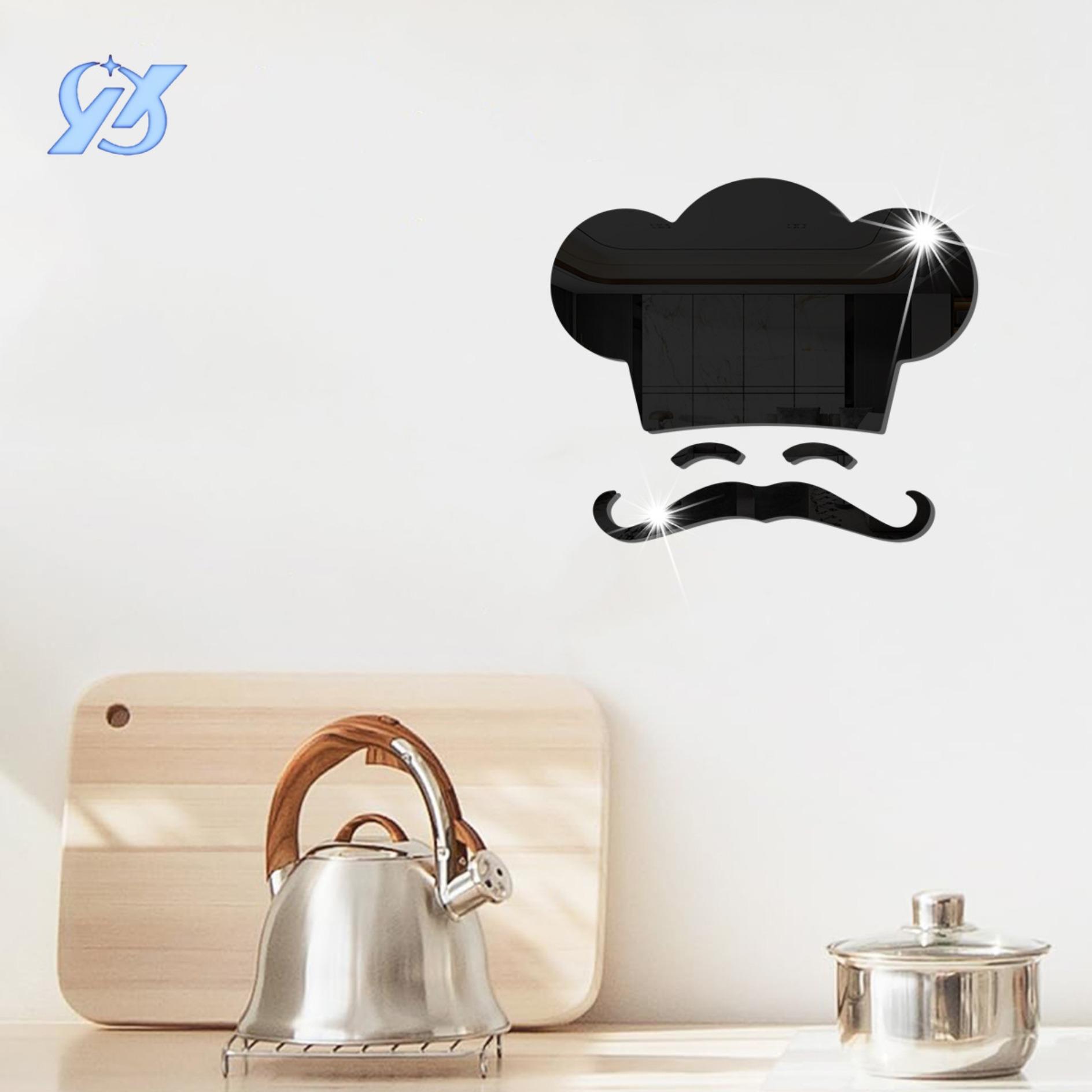 Mr. Kitchen Hat Mirrored Three-dimensional Acrylic Wall Sticker Decoration Restaurant Wall Background Sticker 
Mr. Kitchen Hat Mirrored Three-dimensional Acrylic Wall Sticker Decoration Restaurant Wall Background Sticker