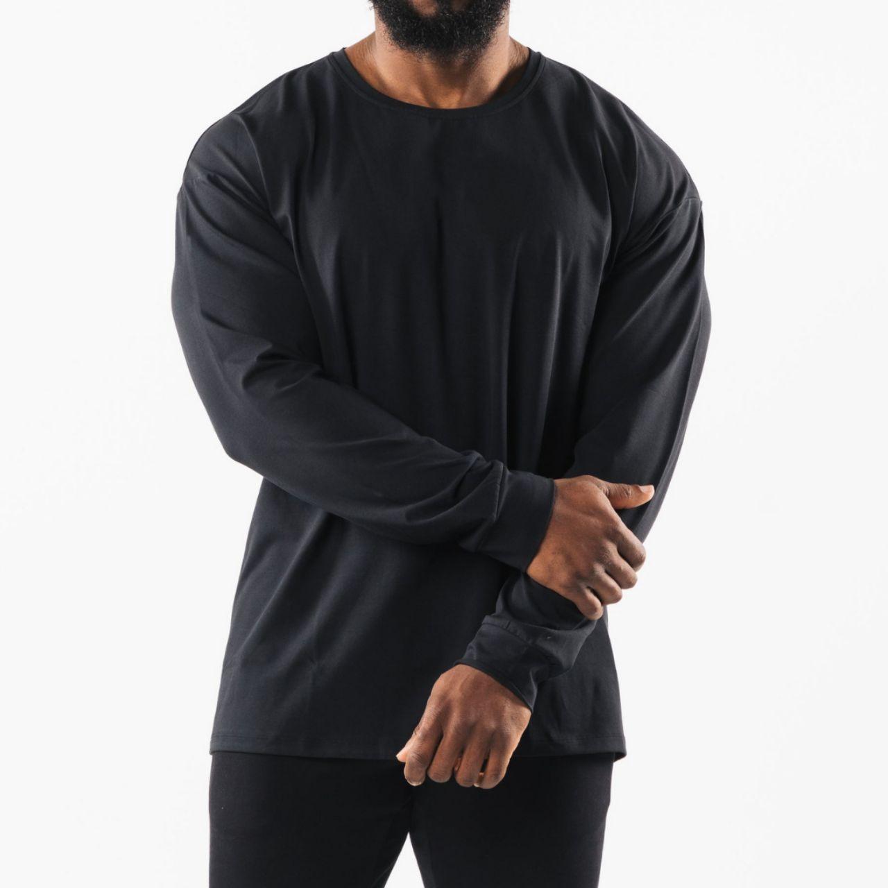 New Sports and Casual Long-sleeved T-shirt Men s Loose Outdoor Fitness Basketball Running Sports Base Shirt XXL чорний
New Sports and Casual Long-sleeved T-shirt Men s Loose Outdoor Fitness Basketball Running Sports Base Shirt XXL чорний