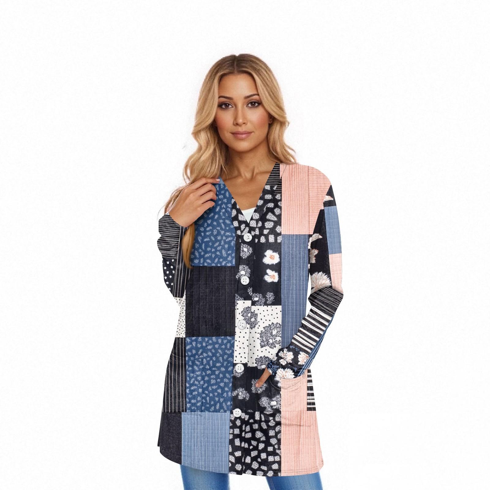 Женский кардиган с длинным рукавом, повседневная куртка с карманами, топ M
Женский кардиган с длинным рукавом, повседневная куртка с карманами, топ M