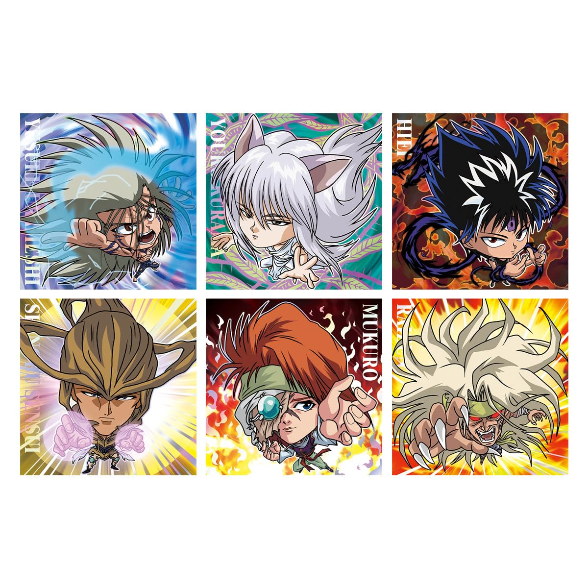 Niformation Yu Yu Hakusho Seal Wafers, том 2 (20 штук) Конфеты-игрушки/вафли (выпечка сладостей) (Ю. Ю. Hakusho)
Niformation Yu Yu Hakusho Seal Wafers, том 2 (20 штук) Конфеты-игрушки/вафли (выпечка сладостей) (Ю. Ю. Hakusho)