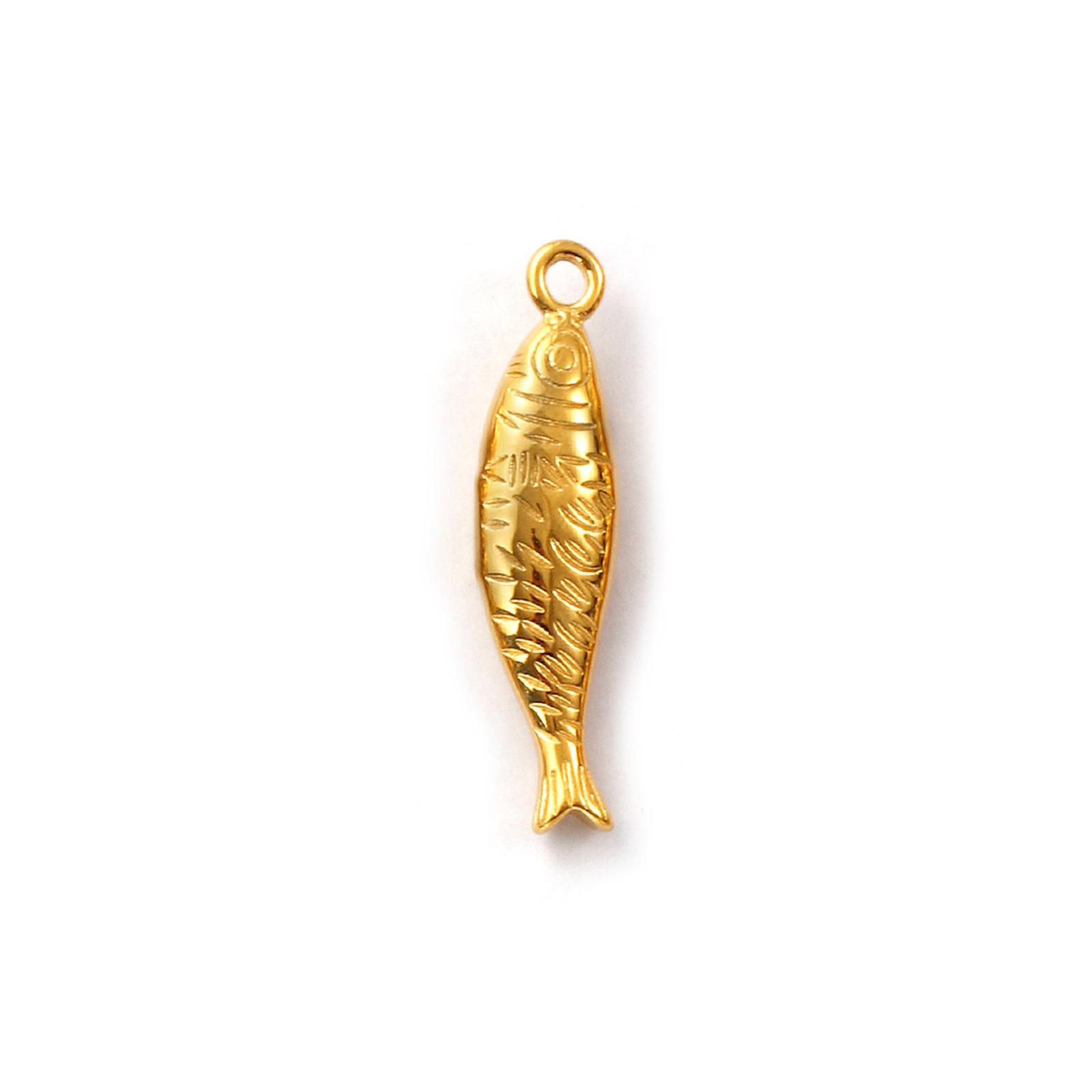 1 Piece 304 Stainless Steel Ocean Jewelry Charms 18K Gold Plated Fish Animal 3D Pendant For DIY Necklace Jewelry Making Findings
1 Piece 304 Stainless Steel Ocean Jewelry Charms 18K Gold Plated Fish Animal 3D Pendant For DIY Necklace Jewelry Making Findings