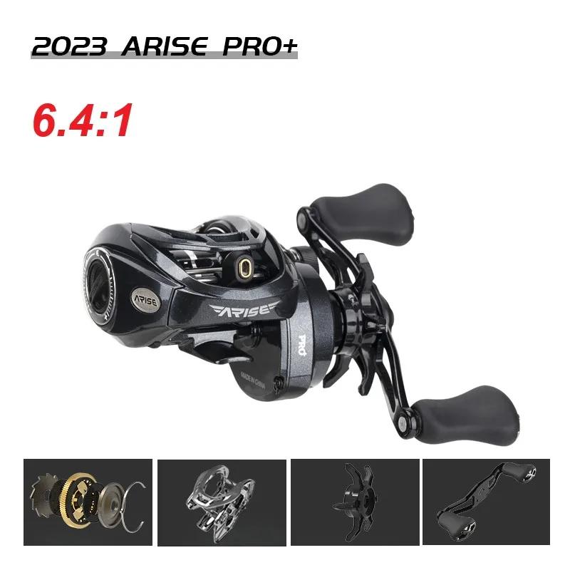 Portable Baitcasting Fishing Reel 6.4:1/7.1:1/8.1:1 Gear Ratio Freshwater Sea Carretilha De Pesca Long Casting Spinning Reel Lure Reel Waterdrop Wheel Left Hand 6.4:1
Portable Baitcasting Fishing Reel 6.4:1/7.1:1/8.1:1 Gear Ratio Freshwater Sea Carretilha De Pesca Long Casting Spinning Reel Lure Reel Waterdrop Wheel Left Hand 6.4:1