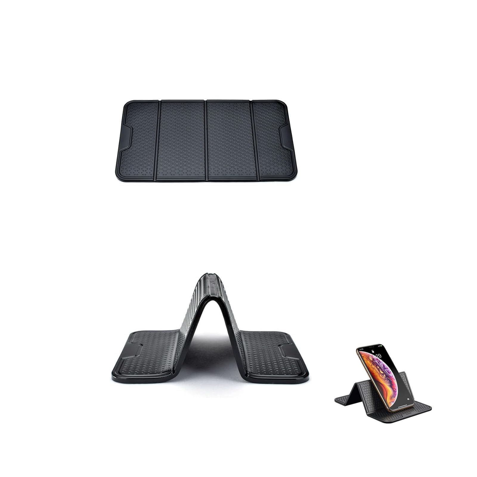 Mirhua Smartphone Suction Mat, Anti-Slip Mat, Car Phone Holder, Pad, Foldable, Strong Adhesive, Foldable (Black)
Mirhua Smartphone Suction Mat, Anti-Slip Mat, Car Phone Holder, Pad, Foldable, Strong Adhesive, Foldable (Black)