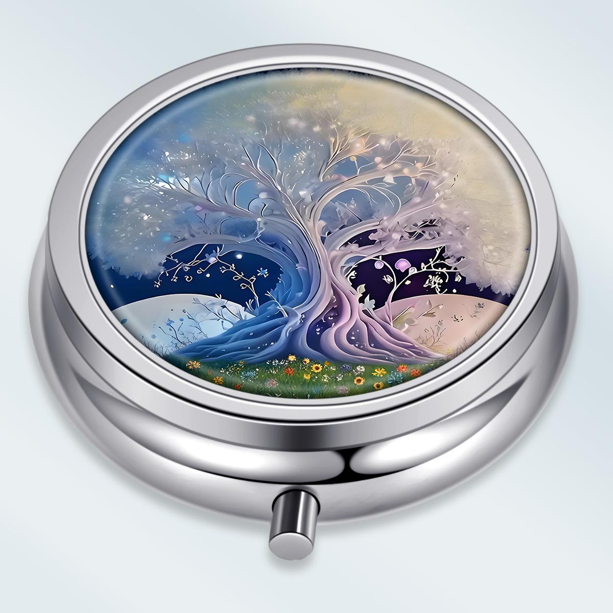 Portable Pill Box with 3 Compartments, Mini Metal Medicine Organizer Case, Cute Printed Pill Container for Vitamins, Pills, Jewelry, Travel, Daily Use разноцветный
Portable Pill Box with 3 Compartments, Mini Metal Medicine Organizer Case, Cute Printed Pill Container for Vitamins, Pills, Jewelry, Travel, Daily Use разноцветный