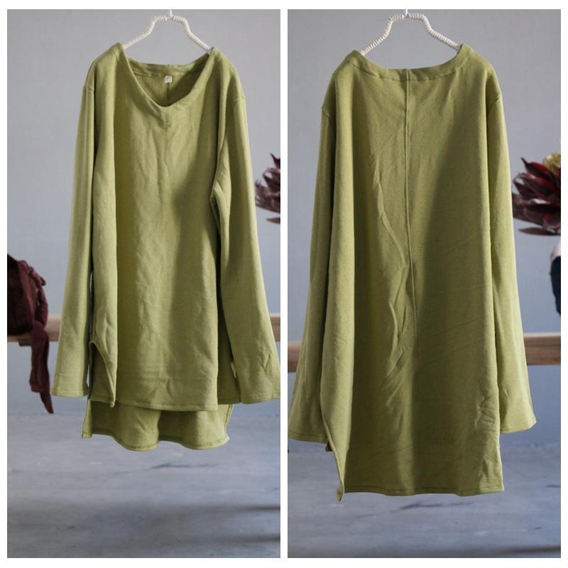 Johnature Autumn Fashion Solid Colors Female T-Shirts Casual Loose V-neck Full Sleeve All-match Women T Shirts One Size зелёный
Johnature Autumn Fashion Solid Colors Female T-Shirts Casual Loose V-neck Full Sleeve All-match Women T Shirts One Size зелёный