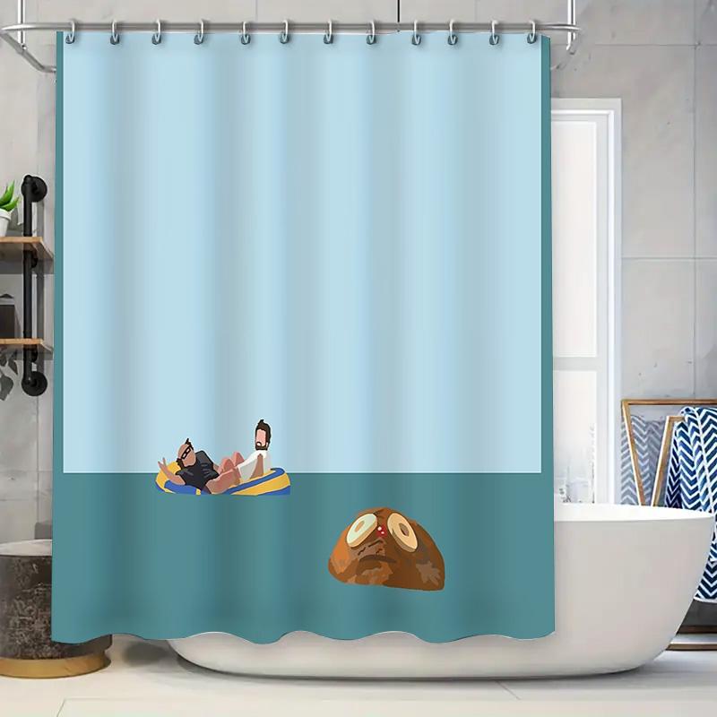 Funny Shark Bath Curtain Ocean Sea Life Shower Curtain Set Waterproof Decor Bathroom W60H190(CM)-1 Pcs
Funny Shark Bath Curtain Ocean Sea Life Shower Curtain Set Waterproof Decor Bathroom W60H190(CM)-1 Pcs