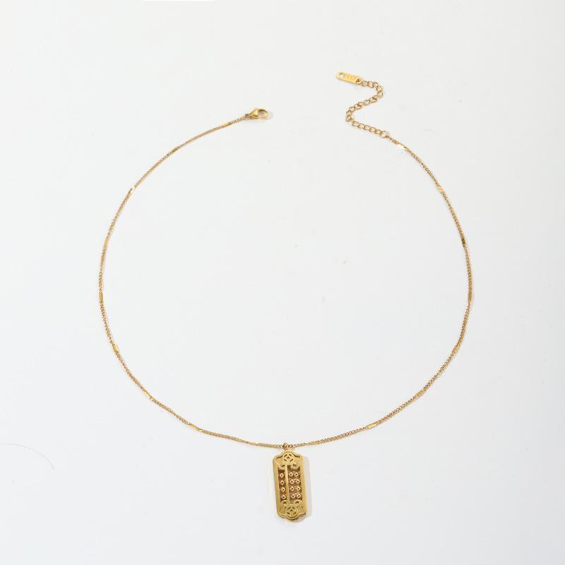 Ожерелье из титановой стали «Исполнение желаний», Национальный стиль, Богатство, Сокровище, Передвижные бусины, Цепочка для ключицы, Женская индивидуальность золотой
Ожерелье из титановой стали «Исполнение желаний», Национальный стиль, Богатство, Сокровище, Передвижные бусины, Цепочка для ключицы, Женская индивидуальность золотой