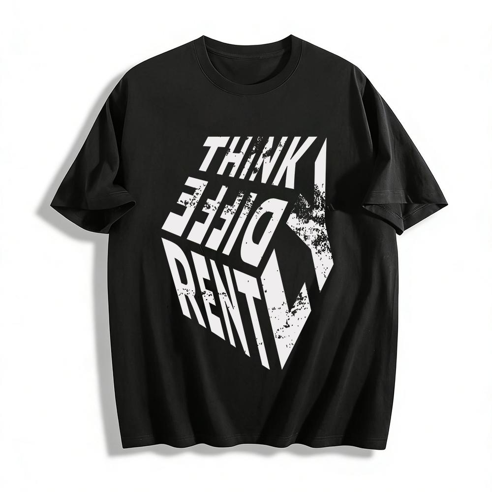 Think Differently Distressed Print Tee Streetwear Vintage Style Top Pure cotton T-shirt XXS
Think Differently Distressed Print Tee Streetwear Vintage Style Top Pure cotton T-shirt XXS