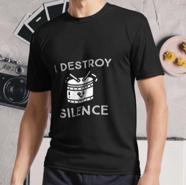New Shirt I destroy silence Active Logo T-Shirt Funny Size S - 5XL XL
New Shirt I destroy silence Active Logo T-Shirt Funny Size S - 5XL XL