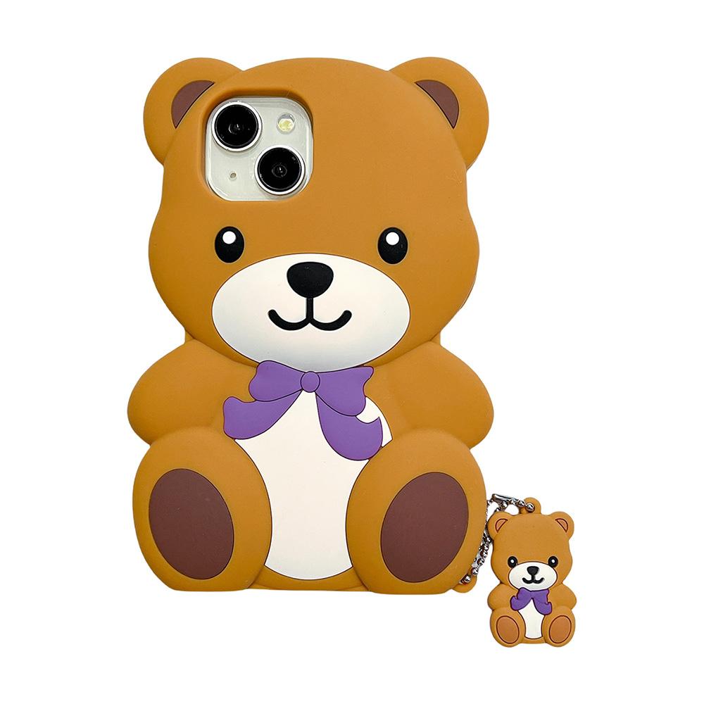Kawaii Teddy Bear Phone Case For iPhone 16 15 14 13 12 Pro Max Cute 3D Cartoon Shock Proof Soft Silicone Back Cover Capas iPhone 16 Pro Max коричневий
Kawaii Teddy Bear Phone Case For iPhone 16 15 14 13 12 Pro Max Cute 3D Cartoon Shock Proof Soft Silicone Back Cover Capas iPhone 16 Pro Max коричневий