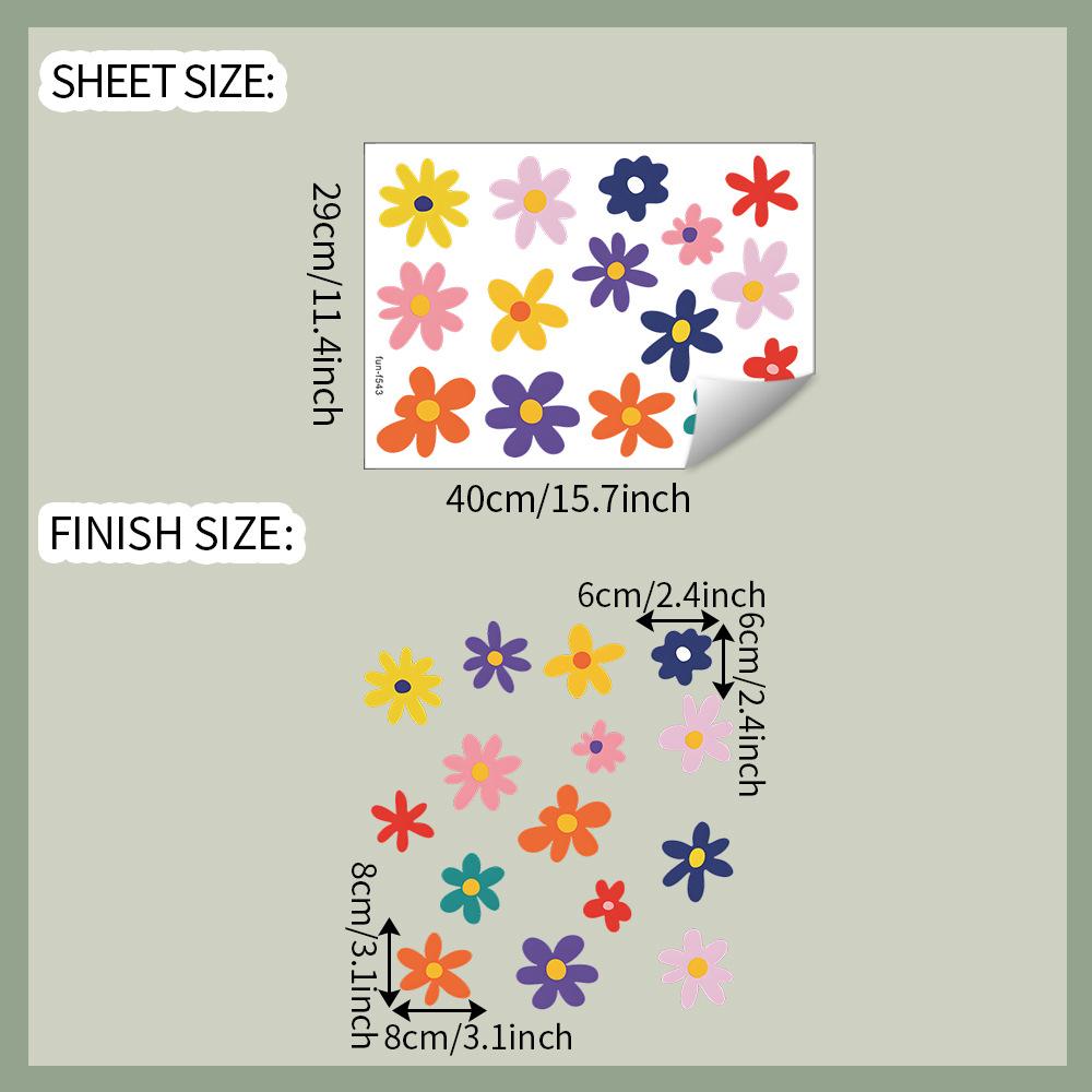 Cartoon Creative Flowers Wall Sticker For Kids Room Background Home Decor Mural Children Bedroom Decoration Self-adhesive Decals 29x40cm
Cartoon Creative Flowers Wall Sticker For Kids Room Background Home Decor Mural Children Bedroom Decoration Self-adhesive Decals 29x40cm