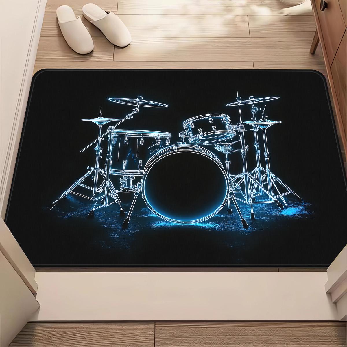 1pc Cool Drum Kit Doormat Non-Slip Absorbent Microfiber Rug for Bedroom Living Room Entryway Music Lover 40x60cm
1pc Cool Drum Kit Doormat Non-Slip Absorbent Microfiber Rug for Bedroom Living Room Entryway Music Lover 40x60cm