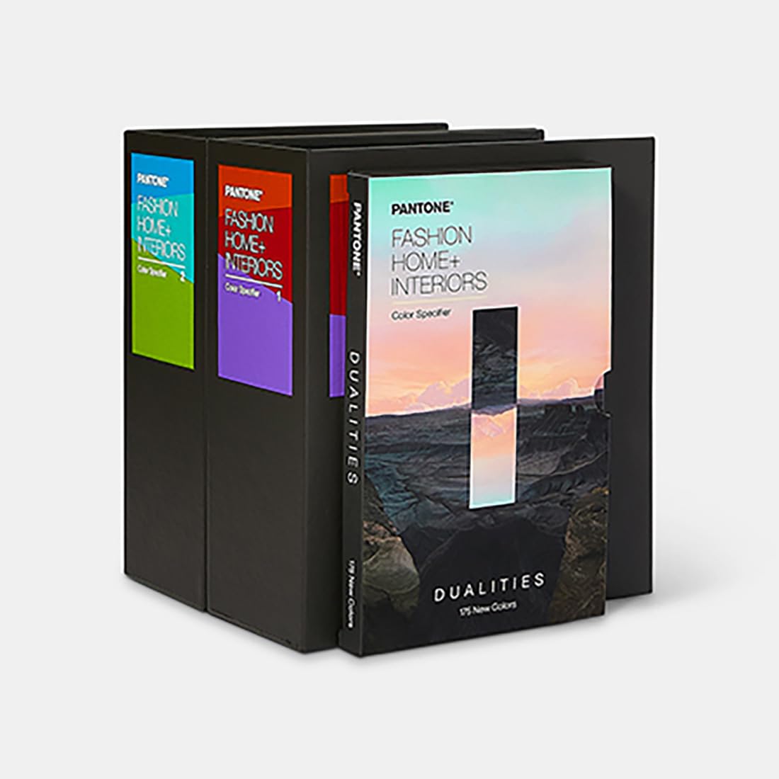 Зразок кольору PANTONE Посібник із визначення кольорів домашнього інтер’єру New Colours Expanded Edition FHIP230C Fashion, + & + (Подвійності) (Комплект із 3 книг)
Зразок кольору PANTONE Посібник із визначення кольорів домашнього інтер’єру New Colours Expanded Edition FHIP230C Fashion, + & + (Подвійності) (Комплект із 3 книг)