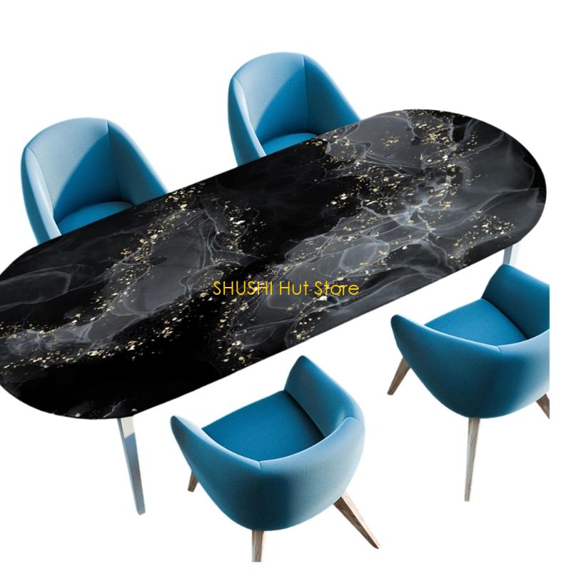 Impermeable Ellipsoidal Tablecloth Modern Marble Plan Polyester Fabric Permanent Stainproof Simple Multiple Measurements D57B 91cmx152cm
Impermeable Ellipsoidal Tablecloth Modern Marble Plan Polyester Fabric Permanent Stainproof Simple Multiple Measurements D57B 91cmx152cm