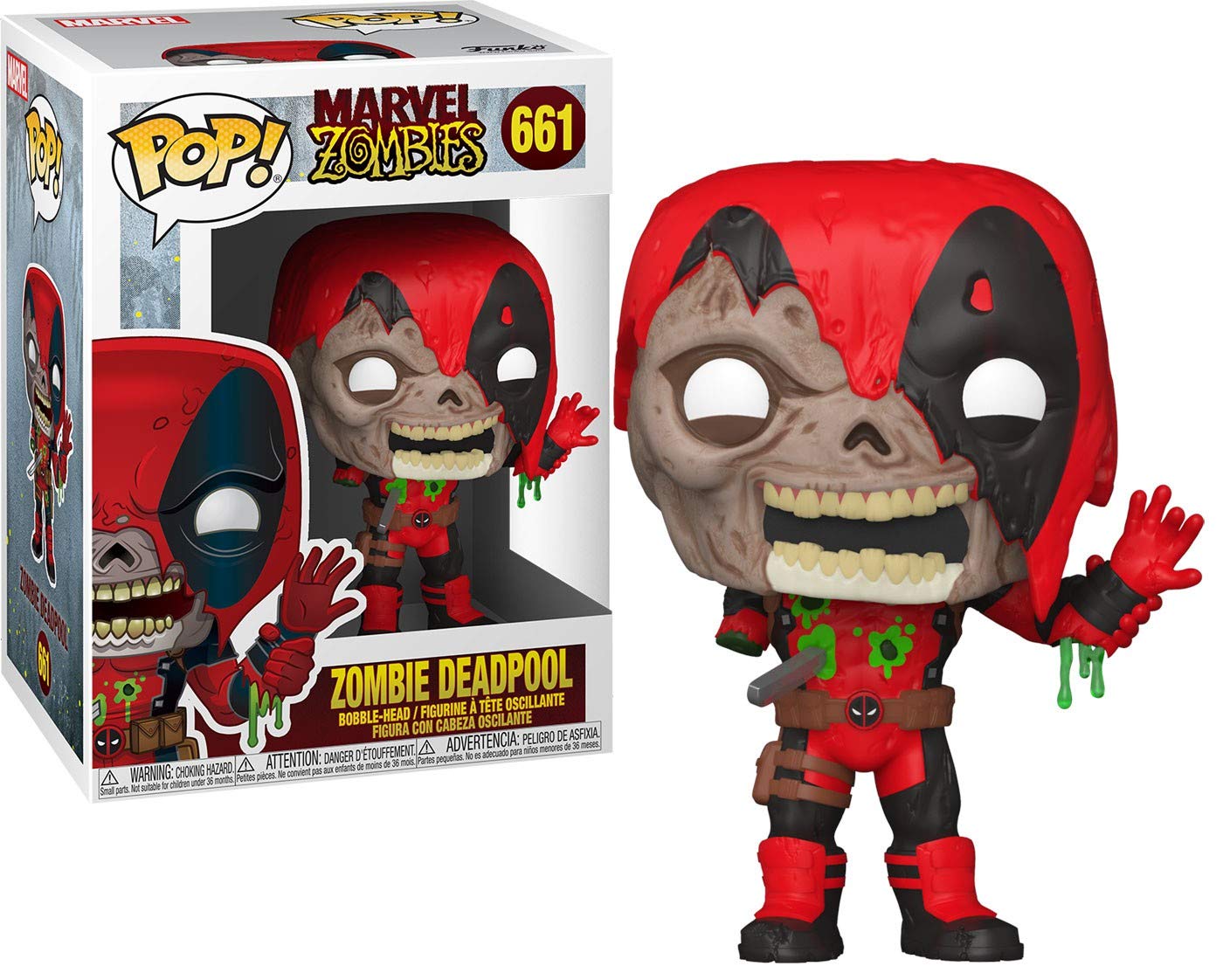 Фигурка Marvel Deadpool 3 Zombies Funko Marvel Deadpool 3 Zombies Виниловая фигурка Funko Pop!
Фигурка Marvel Deadpool 3 Zombies Funko Marvel Deadpool 3 Zombies Виниловая фигурка Funko Pop!