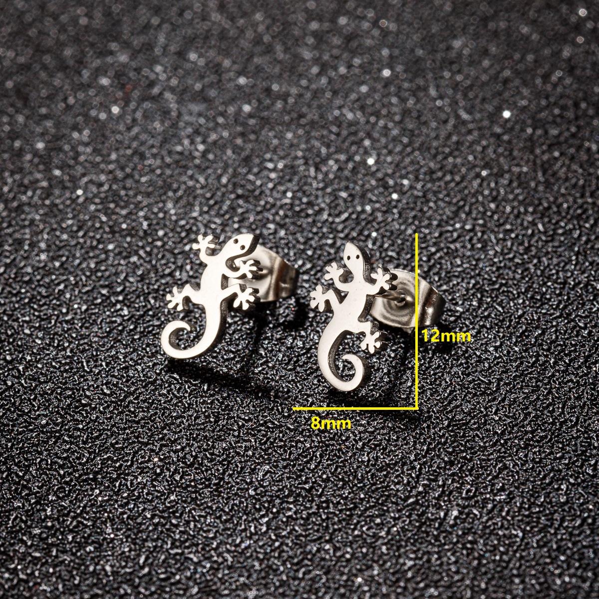 Cute Cartoon Black Minimalist Earrings Stud For Women Stainless Steel Monster Ghost Gothic Halloween Earrings Zircon Gifts gold color
Cute Cartoon Black Minimalist Earrings Stud For Women Stainless Steel Monster Ghost Gothic Halloween Earrings Zircon Gifts gold color