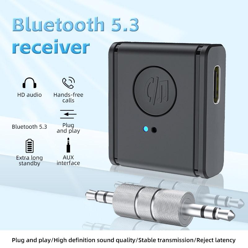 B1 3.5mm Car Audio Adapter HiFi Sound Hand-Free Call Bluetooth-compatible 5.3 AUX Receiver Type A
B1 3.5mm Car Audio Adapter HiFi Sound Hand-Free Call Bluetooth-compatible 5.3 AUX Receiver Type A