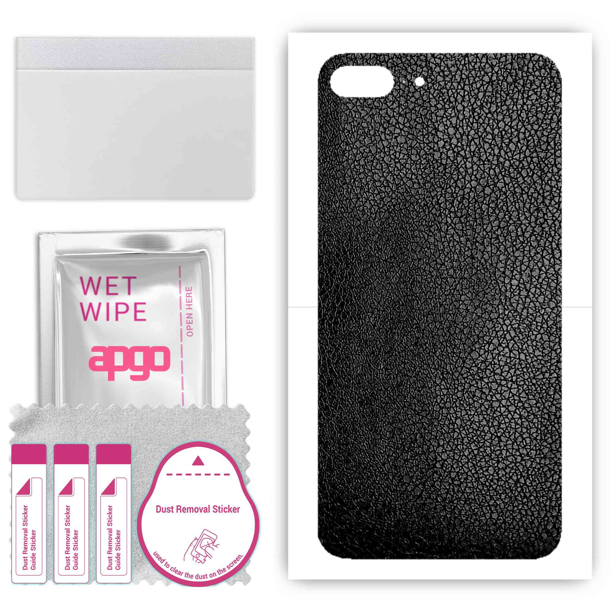 Apgo Protective Skin Sticker для задньої панелі, сумісний з Apple iPhone 7 Plus, Wrap Film, Foil, Vinyl - Pattern Black Leather
Apgo Protective Skin Sticker для задньої панелі, сумісний з Apple iPhone 7 Plus, Wrap Film, Foil, Vinyl - Pattern Black Leather