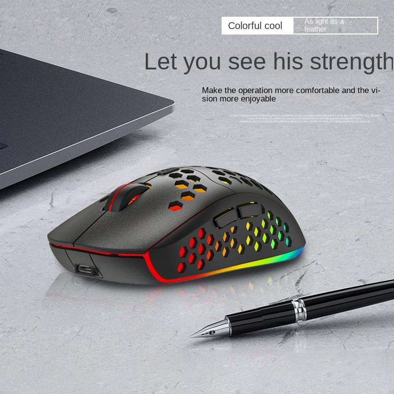 HEITIENIU BL110 2.4G Wireless Mouse 3200DPI Honeycomb Hollow Optical Mouse with RGB Light for PC,Laptop Black
HEITIENIU BL110 2.4G Wireless Mouse 3200DPI Honeycomb Hollow Optical Mouse with RGB Light for PC,Laptop Black