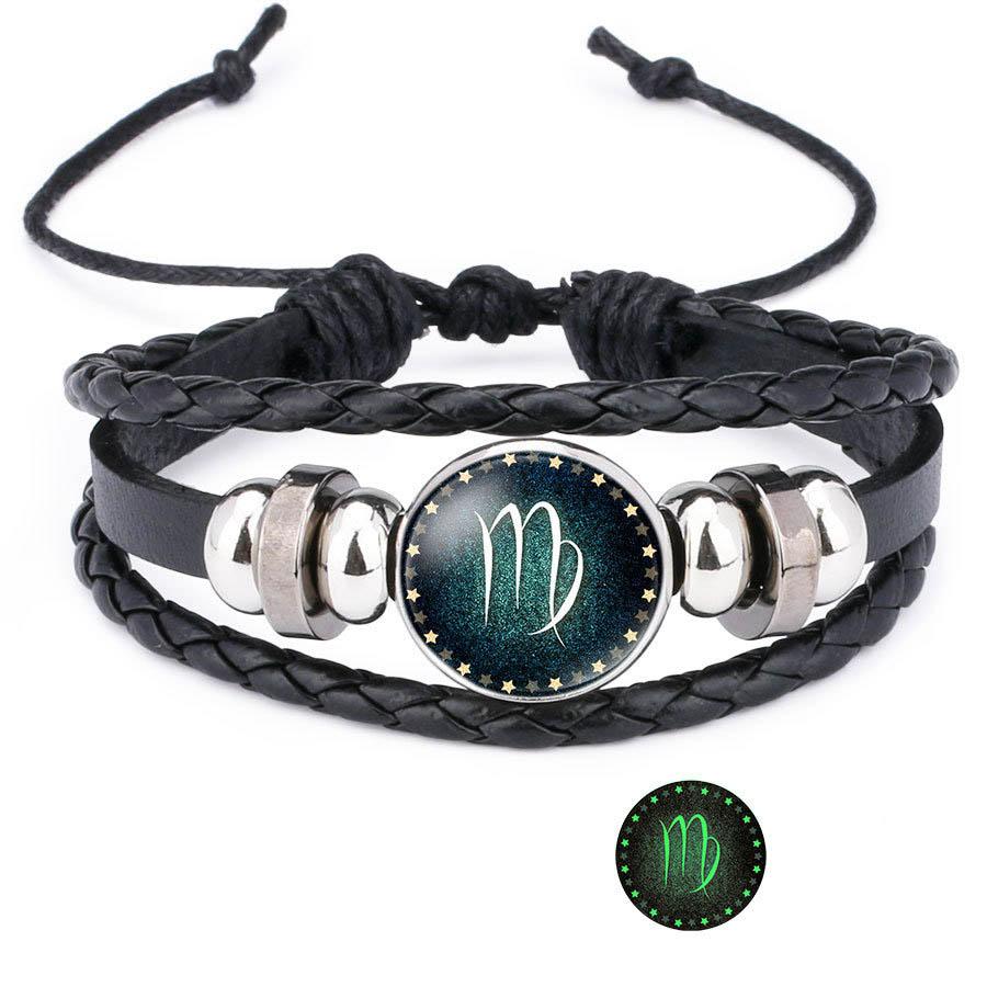 Luminous 12 Constellation Sign Bracelet For Women Men Zodiac Charm Braided Rope Chain Bangle Fashion Birthday Jewelry Gift
Luminous 12 Constellation Sign Bracelet For Women Men Zodiac Charm Braided Rope Chain Bangle Fashion Birthday Jewelry Gift