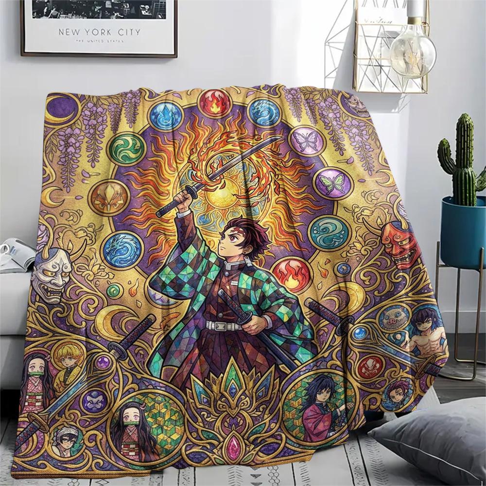 Demon Slayer Tanjiro Print Flannel Blanket, Ultra Soft High Quality All Seasons Warm Throw, Home Decor Cozy Blanket, Perfect Christmas Gift 80cm x 120cm
Demon Slayer Tanjiro Print Flannel Blanket, Ultra Soft High Quality All Seasons Warm Throw, Home Decor Cozy Blanket, Perfect Christmas Gift 80cm x 120cm